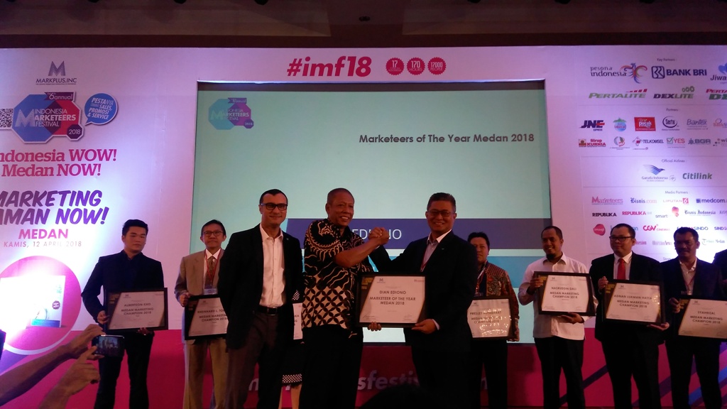 Dian Ediono, Marketeer Of The Year Medan 2018