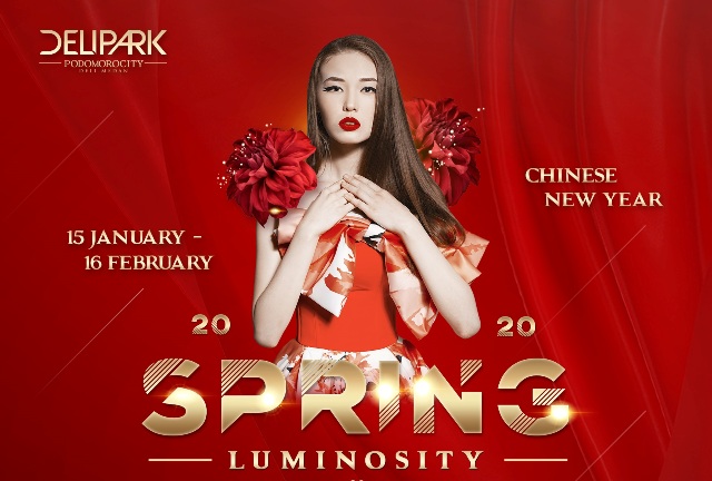 Rayakan Imlek Perdana, Delipark Hadirkan Suasana Musim Semi Di “Spring Luminosity” Selama 1 Bulan