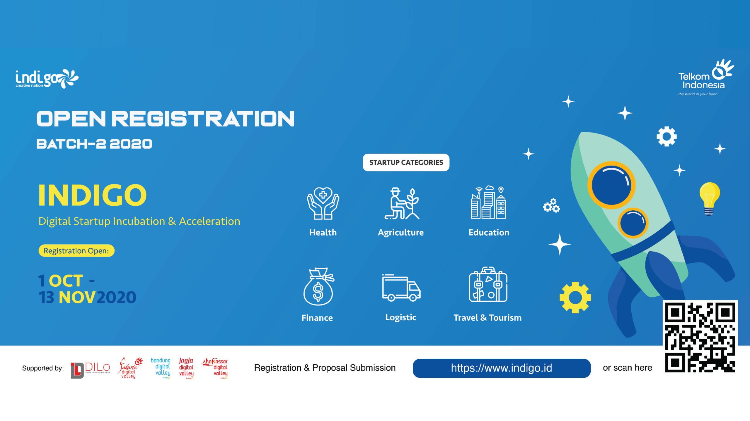 Siapkan Dana Rp2 Miliar, Telkom Gelar Program InkubasiAkselerasi Indigo Batch 2